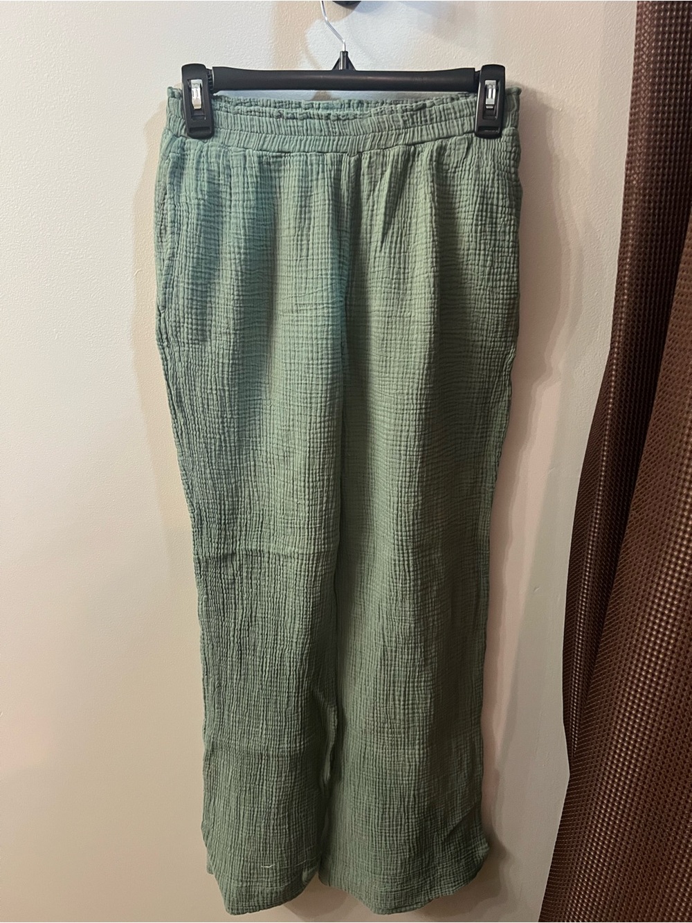 Shade & Shore Sage Green Textured Pull-On